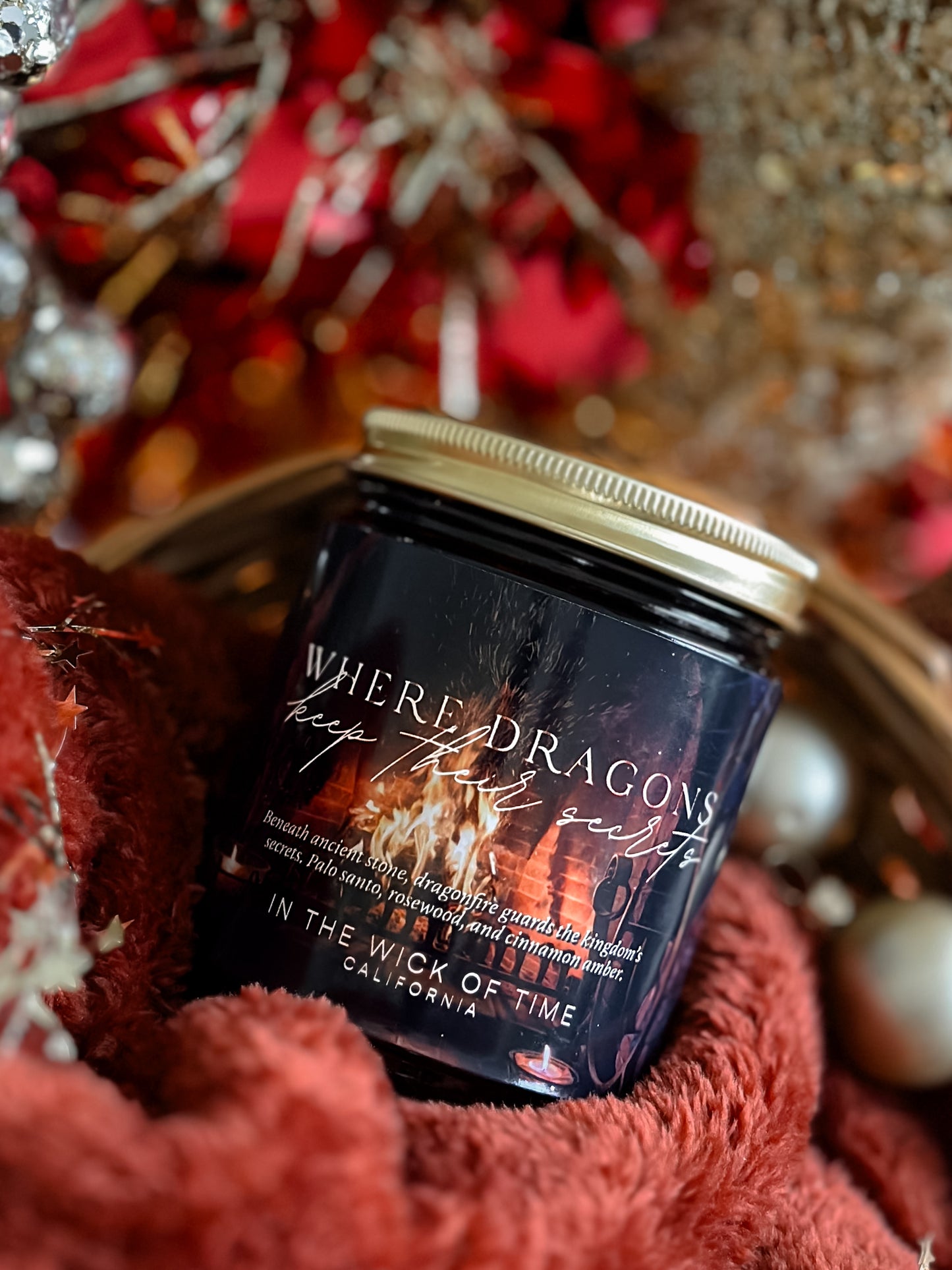 Where Dragons Keep Their Secrets Candle