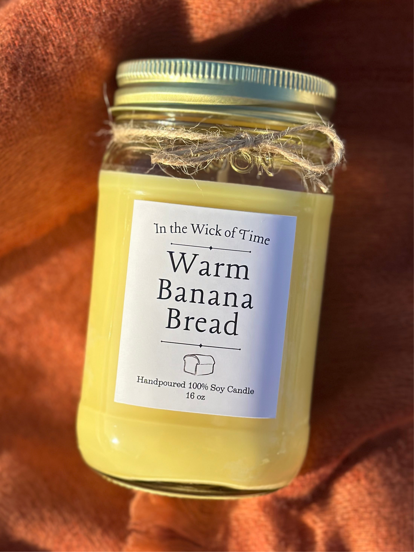 Warm Banana Bread Candle - 16 oz