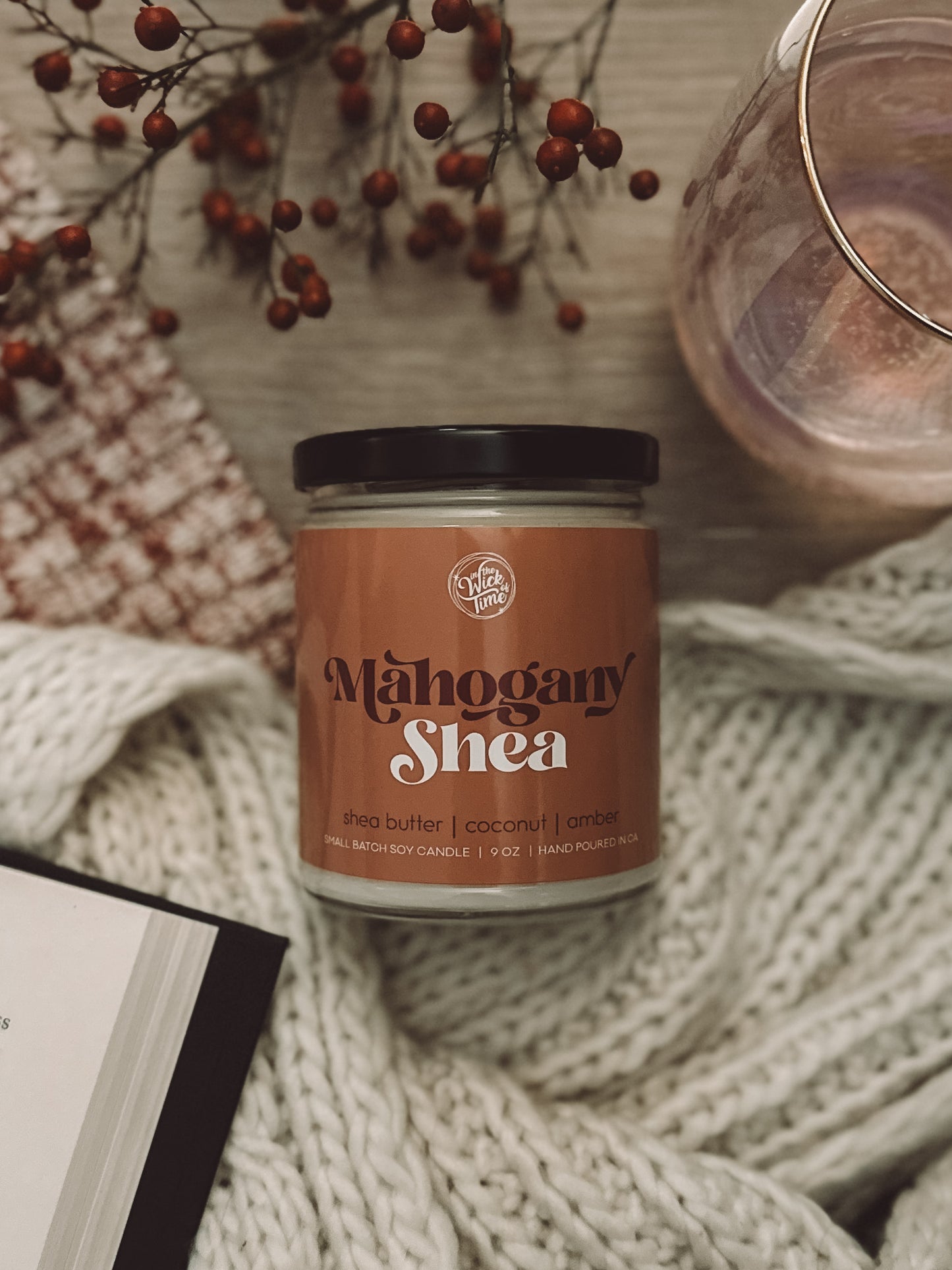 Mahogany Shea Candle
