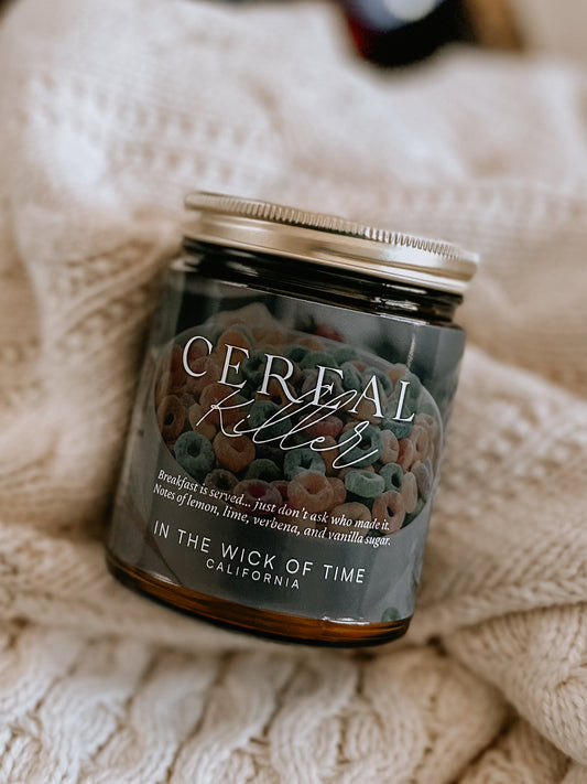 Cereal Killer Candle
