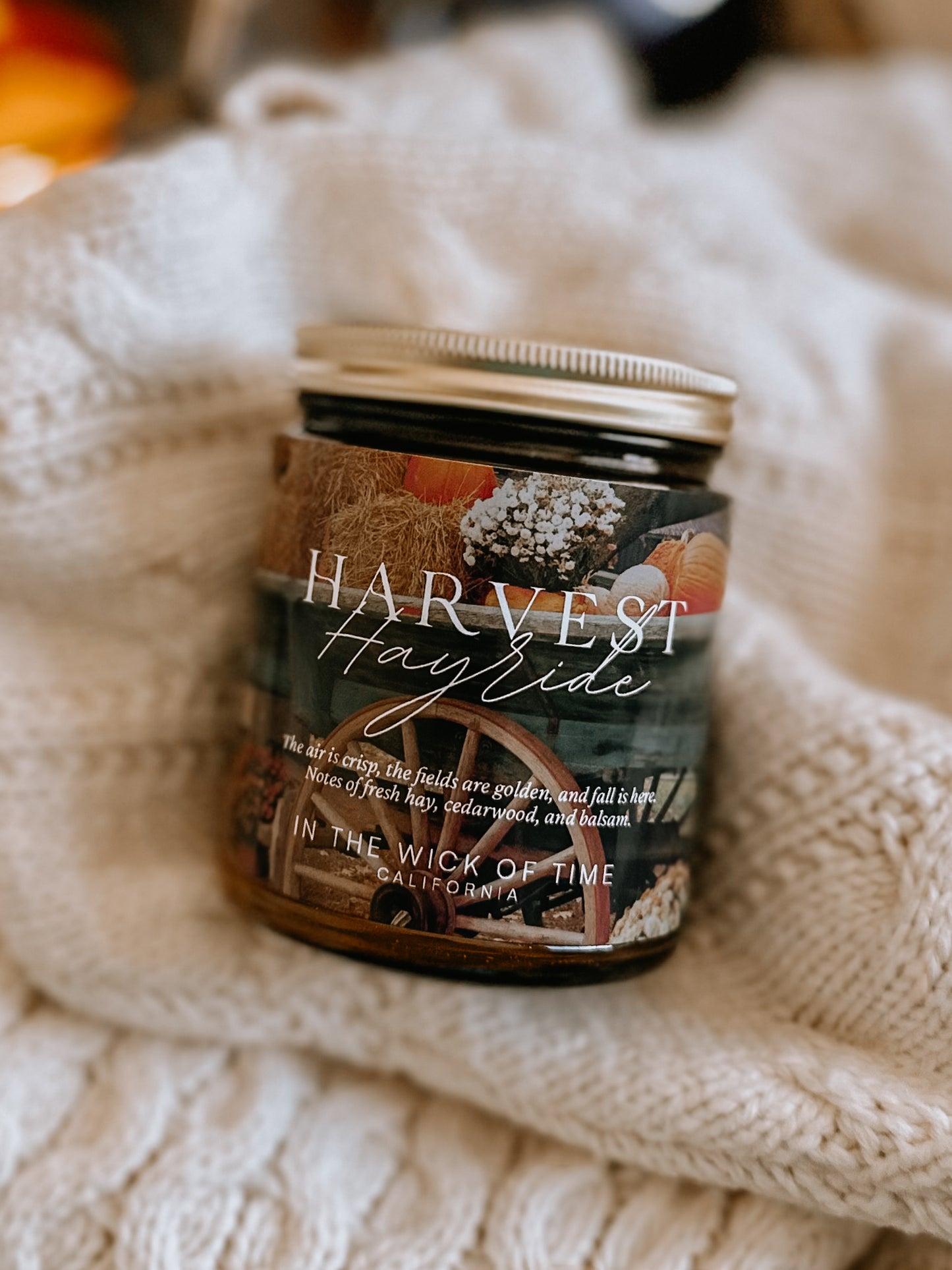 Harvest Hayride Candle