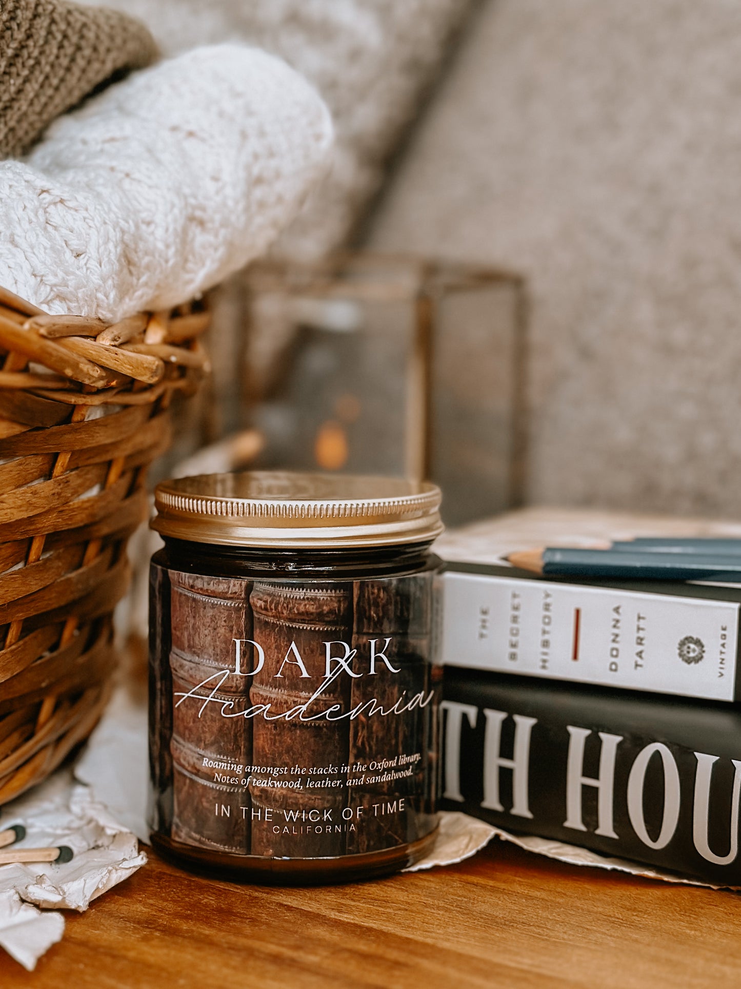 Dark Academia Candle