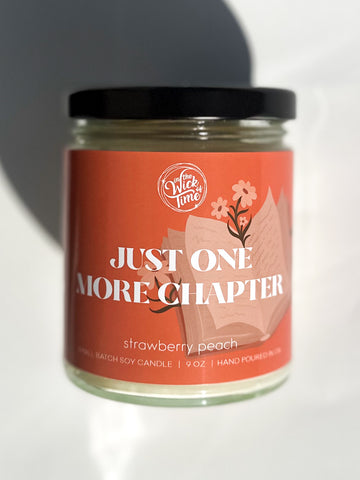 Just One More Chapter Candle 9 OZ
