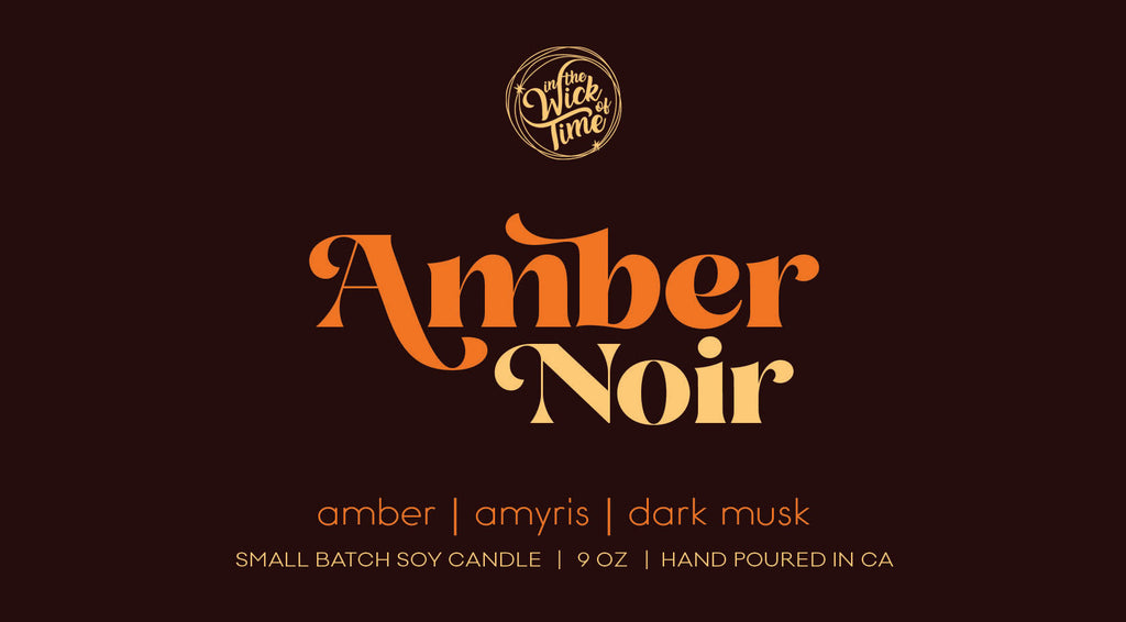Amber Noir Candle | 9 oz