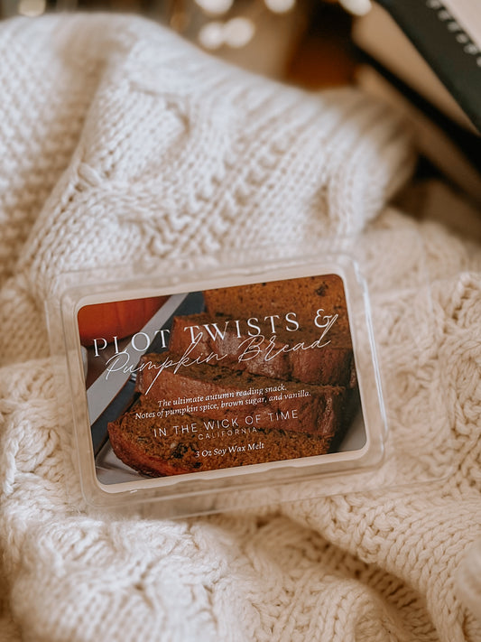 Plot Twists & Pumpkin Bread Wax Melt