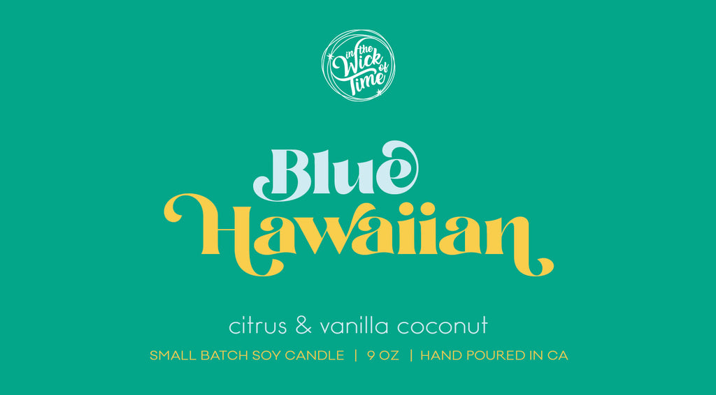 Blue Hawaiian Candle