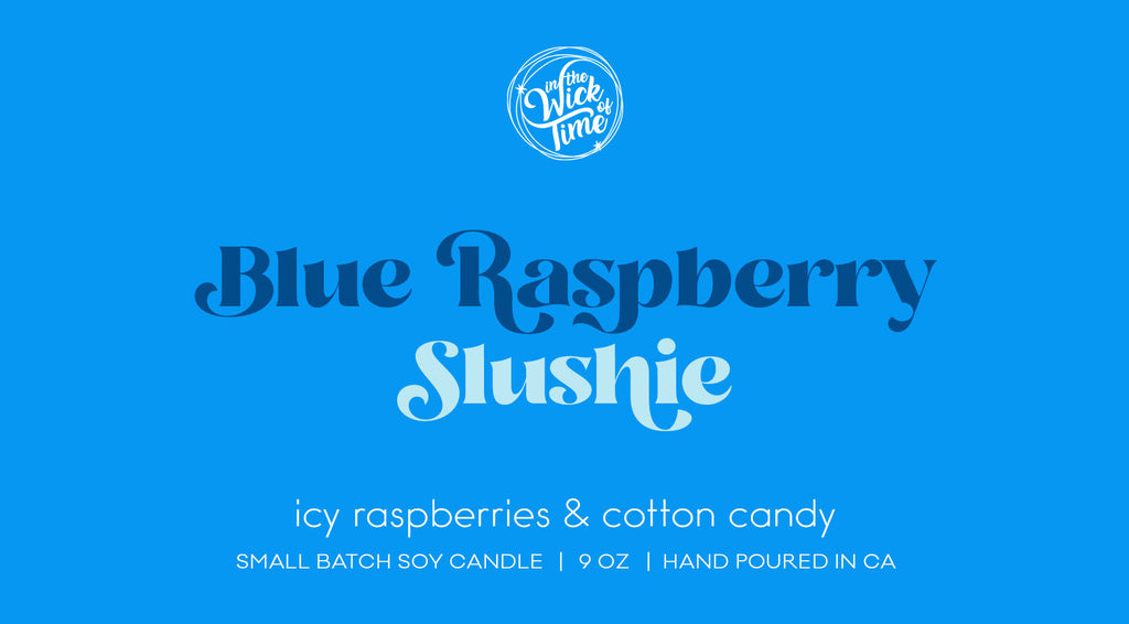 Blue Raspberry Slushie Candle