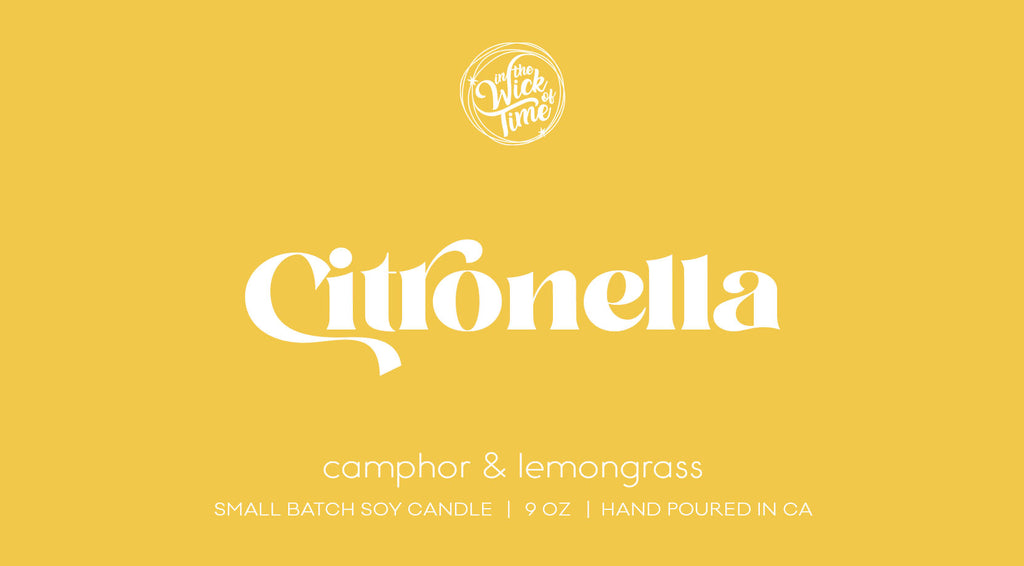 Citronella Candle