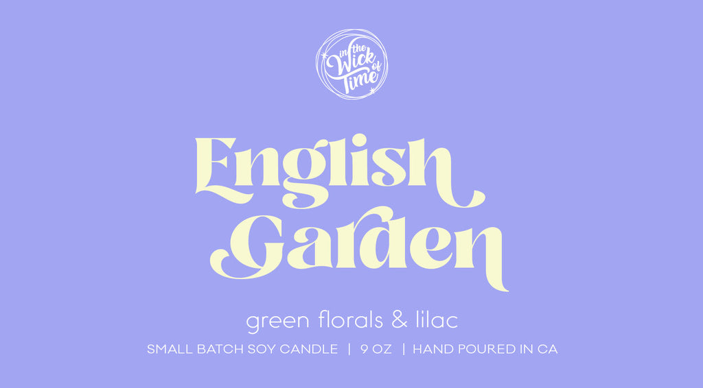 English Garden Candle
