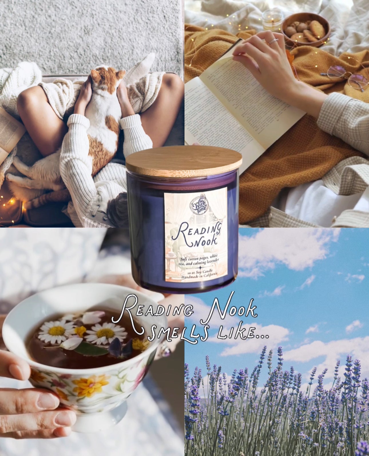 Reading Nook Candle - 10 oz