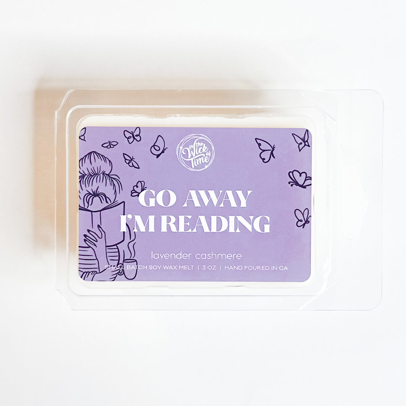 Go Away I'm Reading Wax Melt