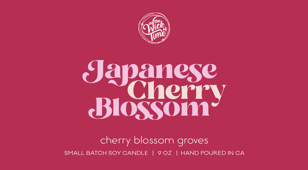 Japanese Cherry Blossom Candle