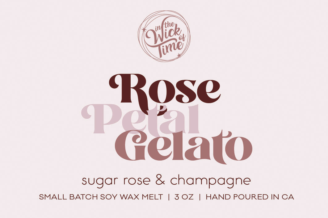 Rose Petal Gelato Wax Melt