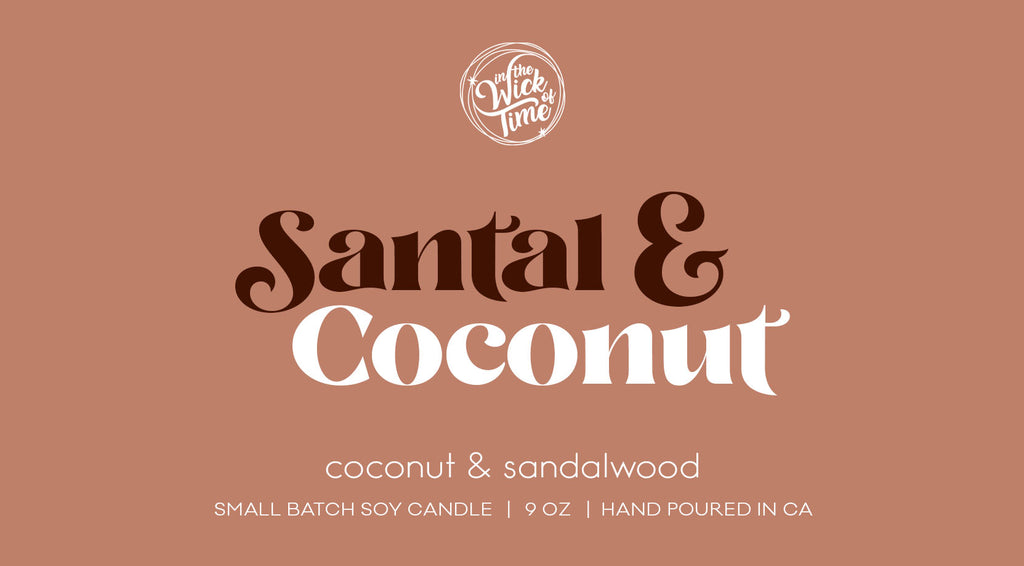 Santal and Coconut Candle