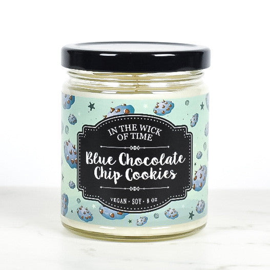 Blue Chocolate Chip Cookies Candle