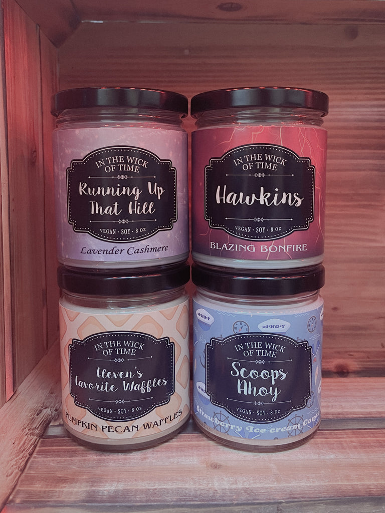 Strange Things 9 oz Candle Complete Set