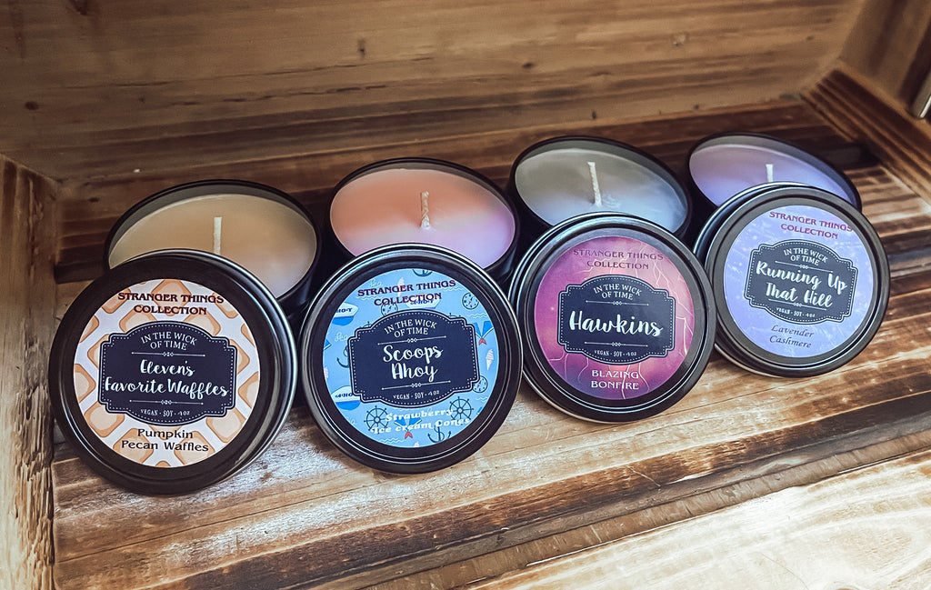 Strange Things 4 oz Candle Complete Set