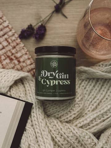 Dry Gin & Cypress Candle