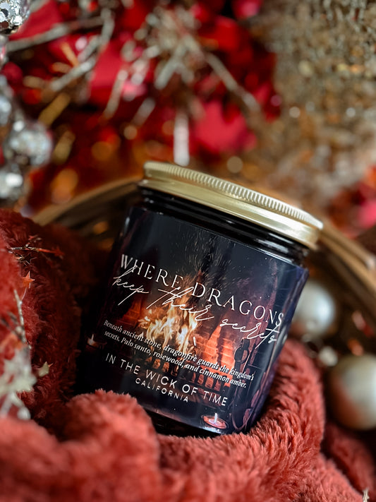 Where Dragons Keep Their Secrets Candle