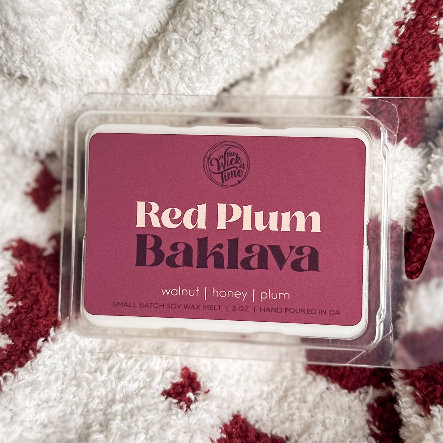 Red Plum Baklava Wax Melt