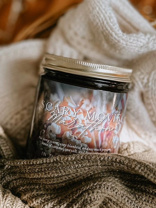 Scary Movie Marathon Candle