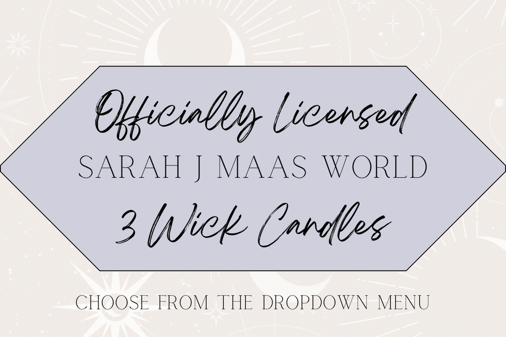 Sarah J Maas World 3 Wick 16 oz Candle - Choose Your Scent