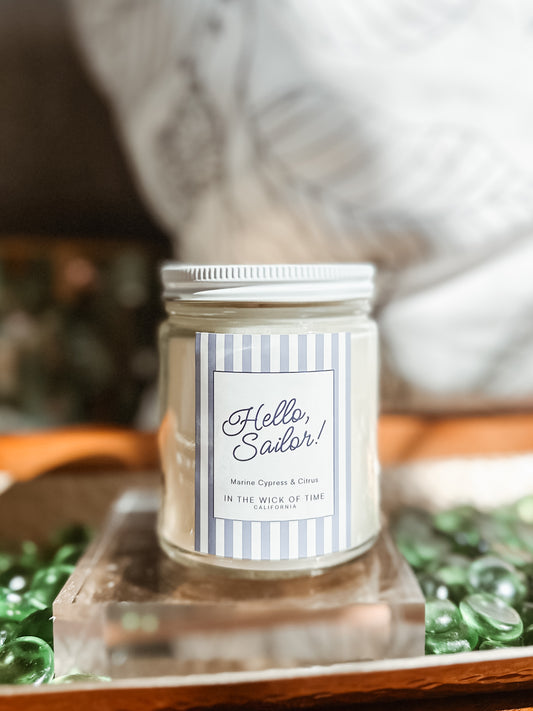 Hello, Sailor! Candle