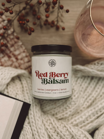 Red Berry Balsam Candle