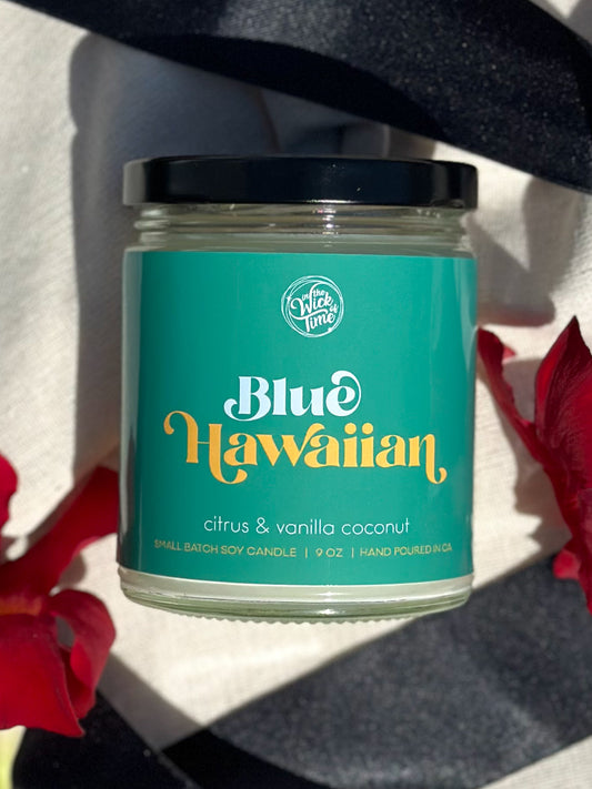 Blue Hawaiian Candle
