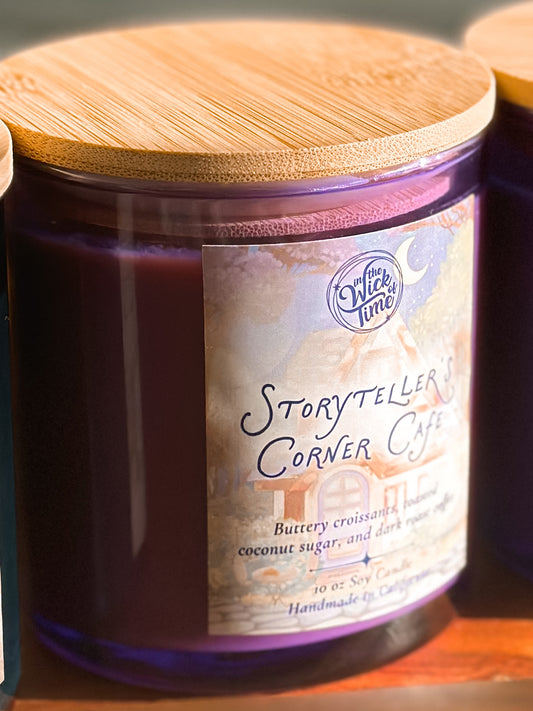 Storyteller's Corner Cafe Candle - 10 oz