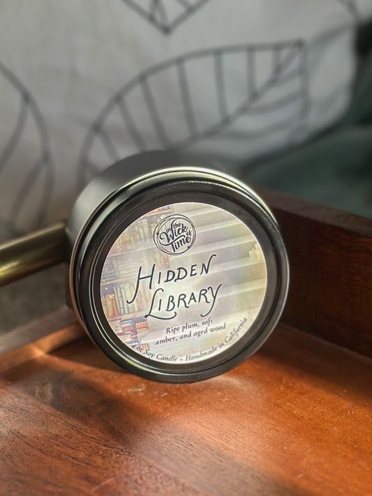 Hidden Library 4 oz Candle