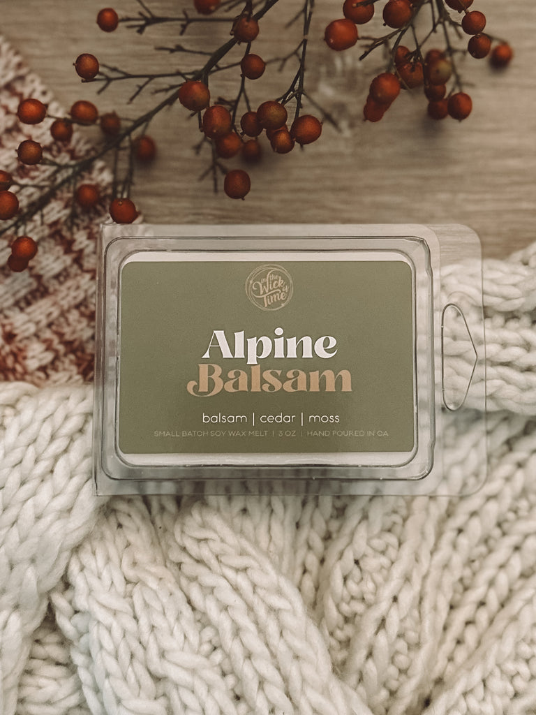 Alpine Balsam Wax Melt