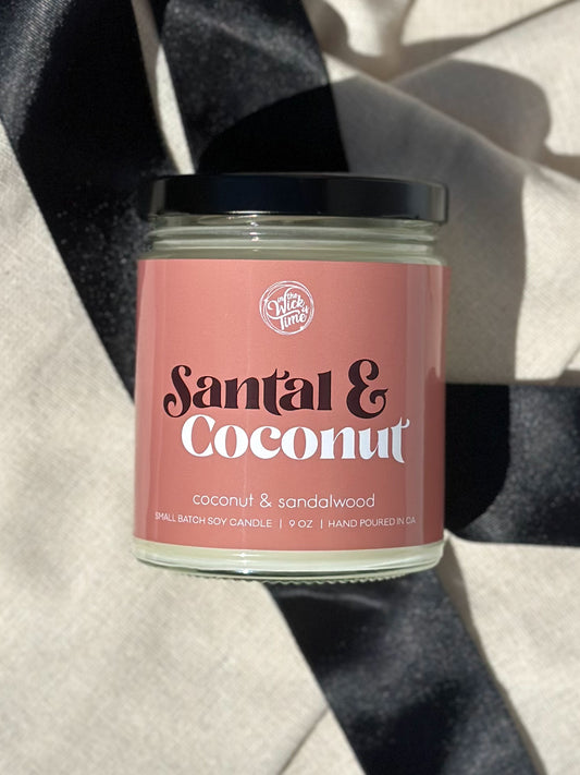 Santal and Coconut Candle