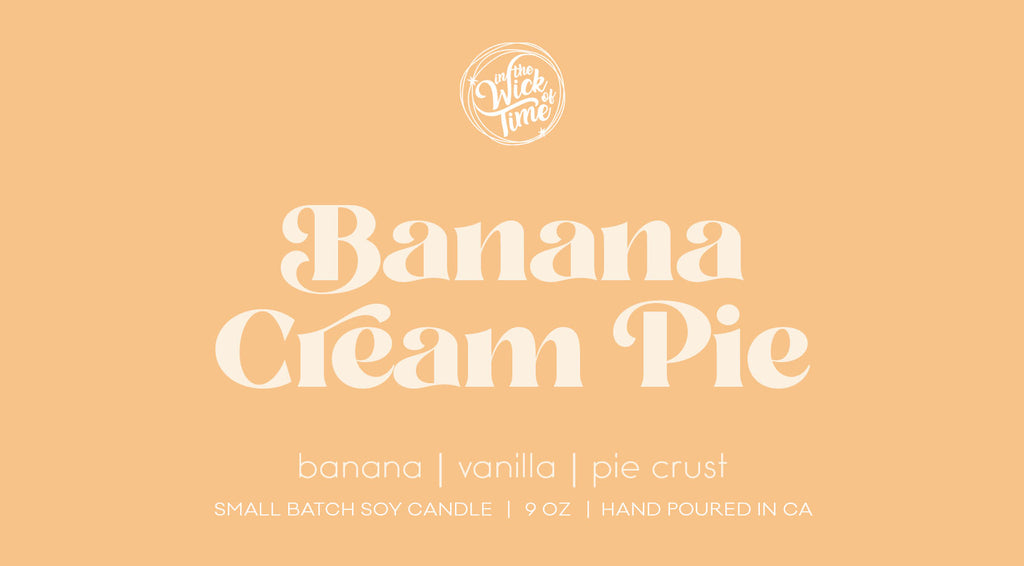 Banana Cream Pie Candle | 9 oz