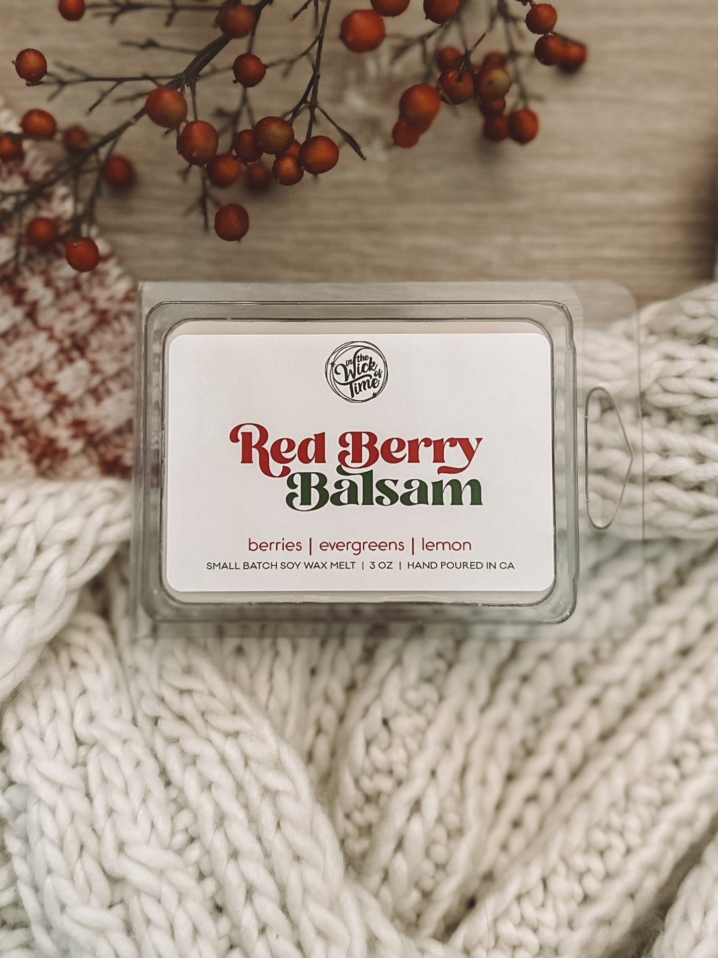 Red Berry Balsam Wax Melt