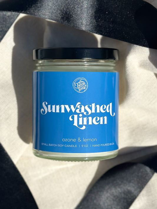 Sunwashed Linen Candle