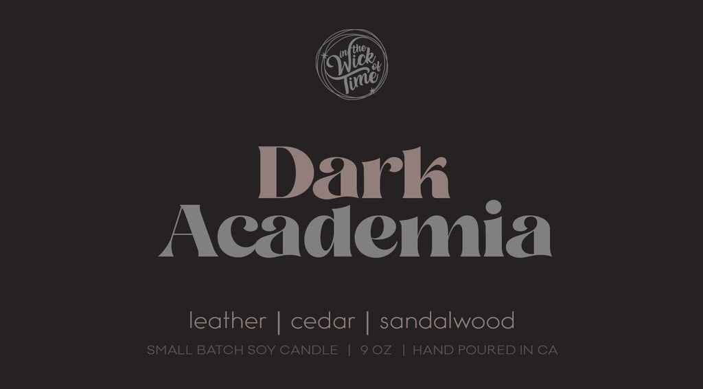 Dark Academia Candle | 9 oz