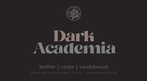 Dark Academia Candle | 9 oz