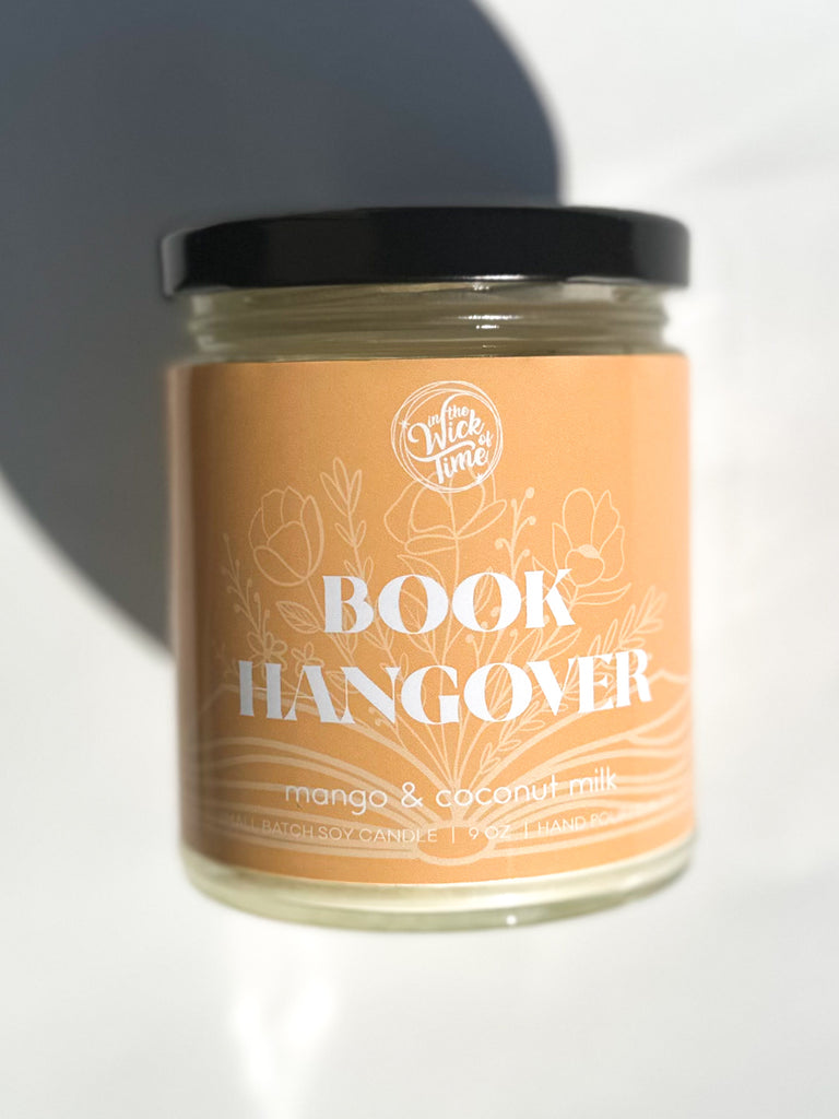 Book Hangover Candle 9 OZ