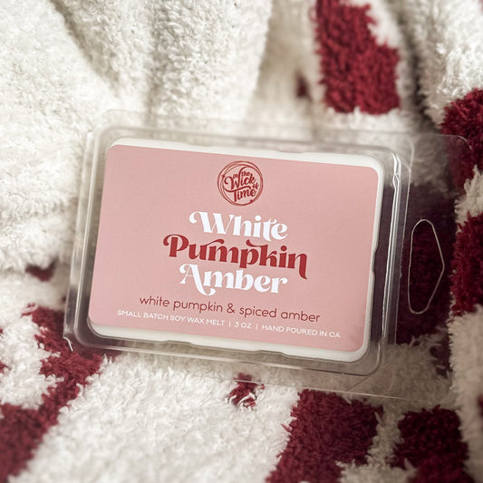 White Pumpkin Amber Wax Melt