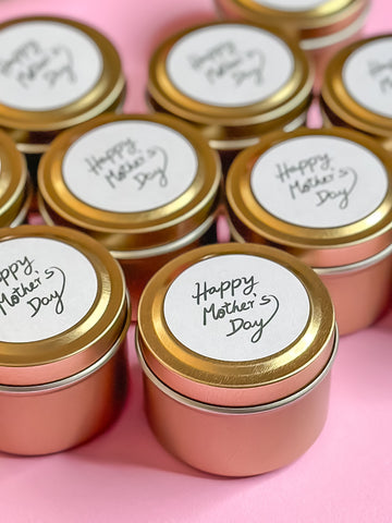 Party Favors, 2 oz Gold Tin, Pack of 10