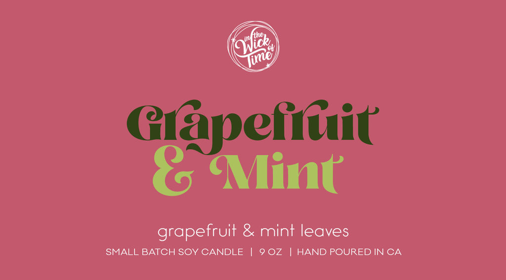 Grapefruit & Mint Candle