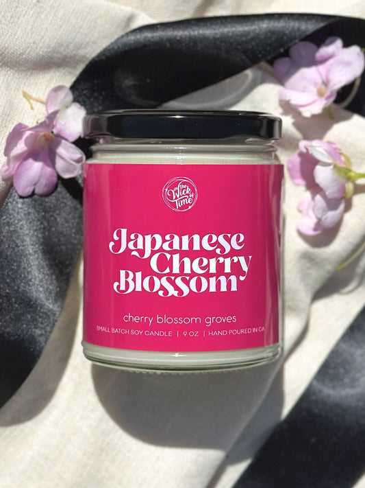 Japanese Cherry Blossom Candle