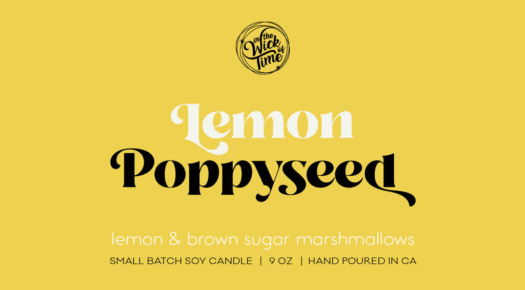 Lemon Poppyseed Candle