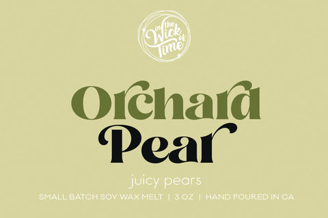 Orchard Pear Wax Melt