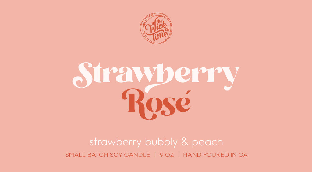 Strawberry Rosé Candle