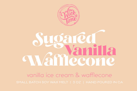 Sugared Vanilla Wafflecones Wax Melt