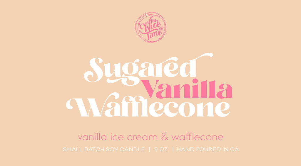 Sugared Vanilla Wafflecones Candle | 9 oz