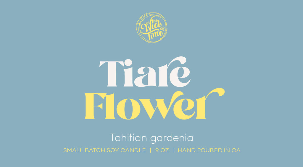 Tiare Flower Candle