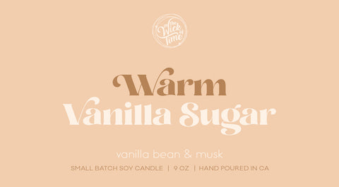 Warm Vanilla Sugar Candle | 9 oz